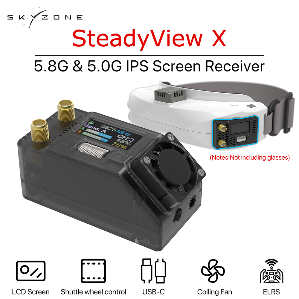 SKYZONE Steadyview X 5/5, 8G m - Skyzone Steadyview X Receiver Module ulasan dan harga